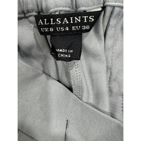 ALLSAINTS Women Aleida Jersey Trouser Pants 4 - Picture 4 of 4